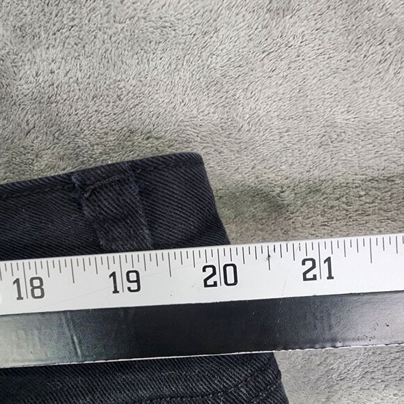 Womens JMS Just My Size Classic Black Denim Jeans Straight Stretch Mid Rise 20W - Picture 6 of 9
